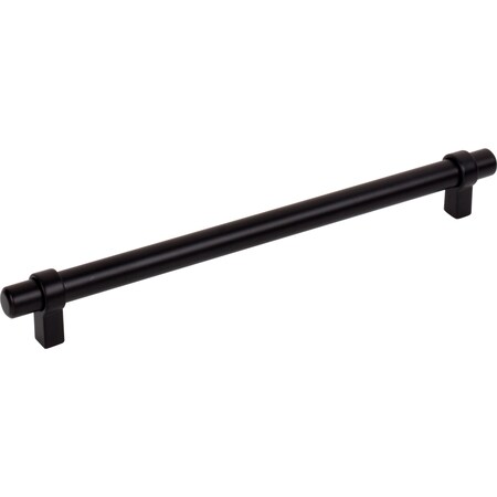 Jeffrey Alexander 224 Mm Center-To-Center Matte Black Key Grande Cabinet Bar Pull 5224MB
